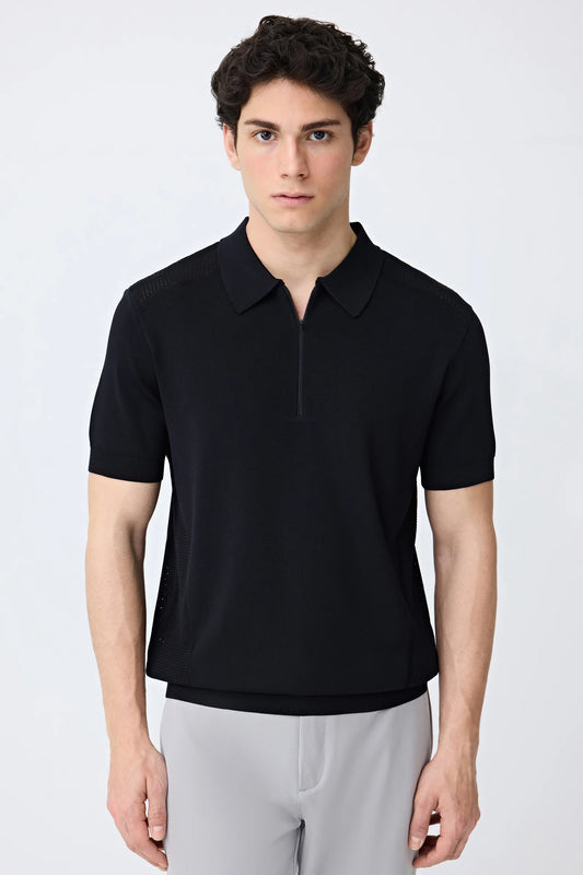 Tween Slim Fit Siyah Triko