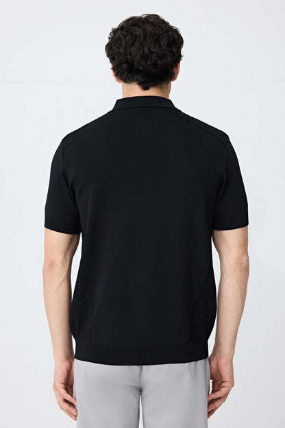 Tween Slim Fit Siyah Triko
