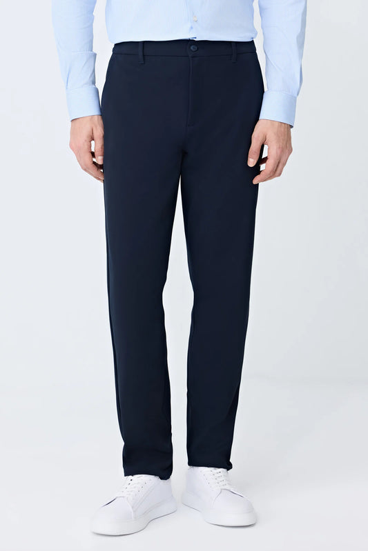 Tween Relaxed Fit (pilesiz) Lacivert Düz Jogger Pantolon