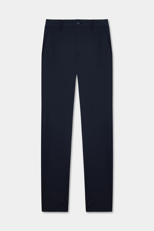 Tween Relaxed Fit (pilesiz) Lacivert Armürlü Kumaş Pantolon