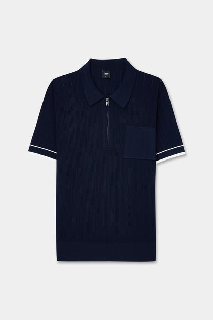 Tween Slim Fit Lacivert Triko