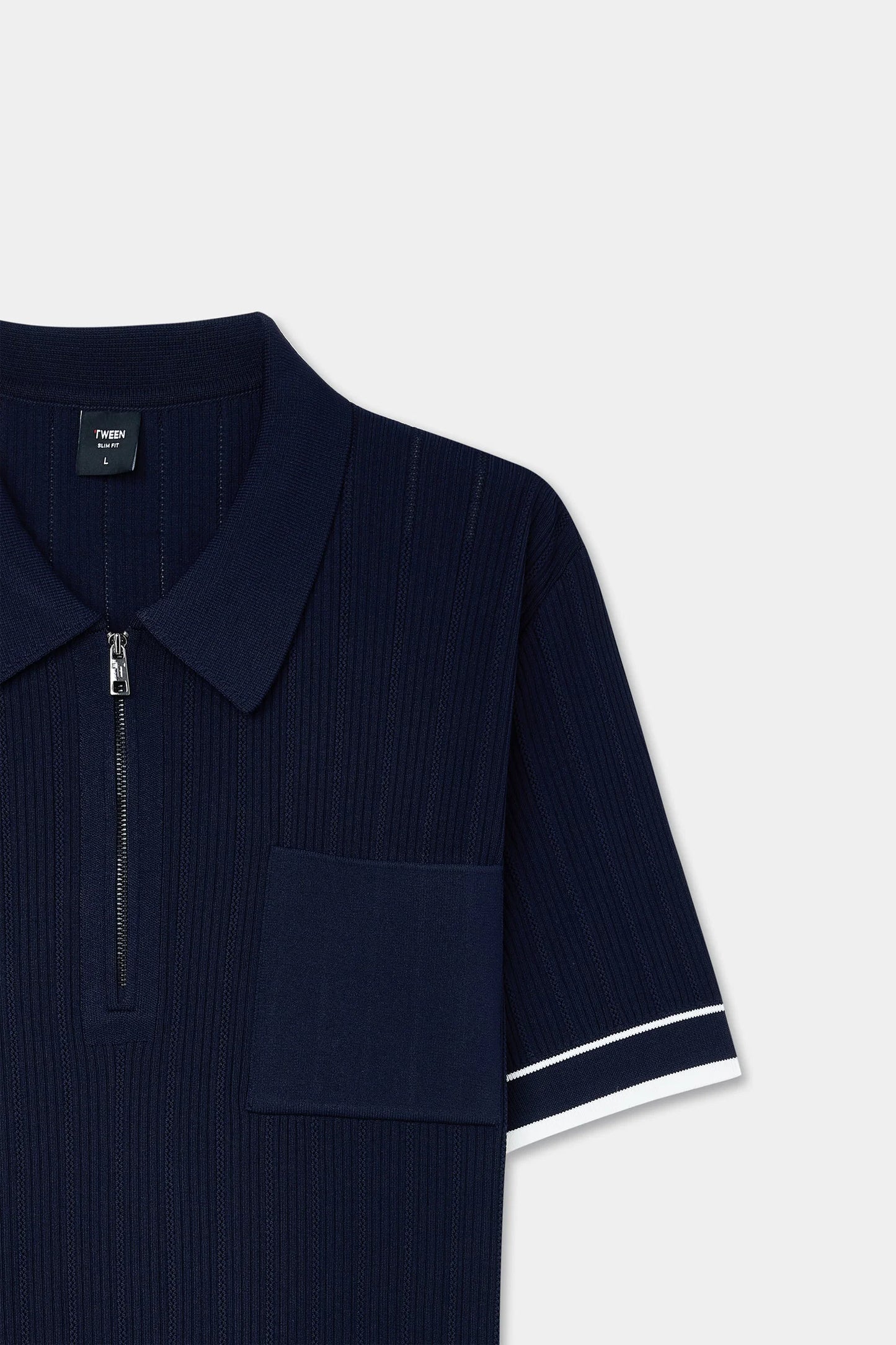 Tween Slim Fit Lacivert Triko
