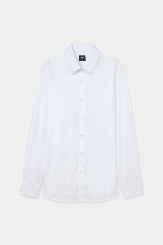 Tween Slim Fit Beyaz Düz Gömlek