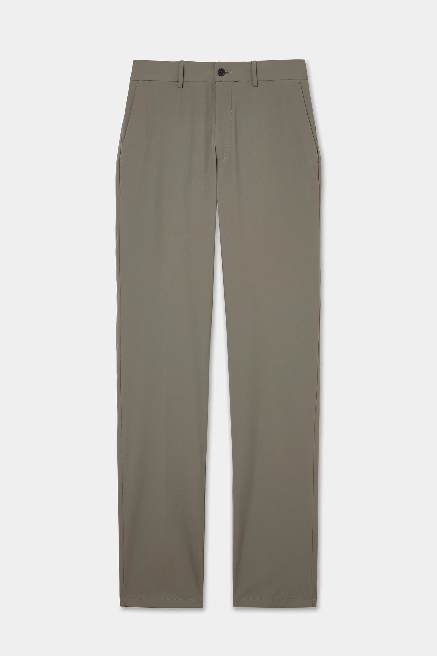 Tween Relaxed Fit (pilesiz) Koyu Bej Armürlü Kumaş Pantolon