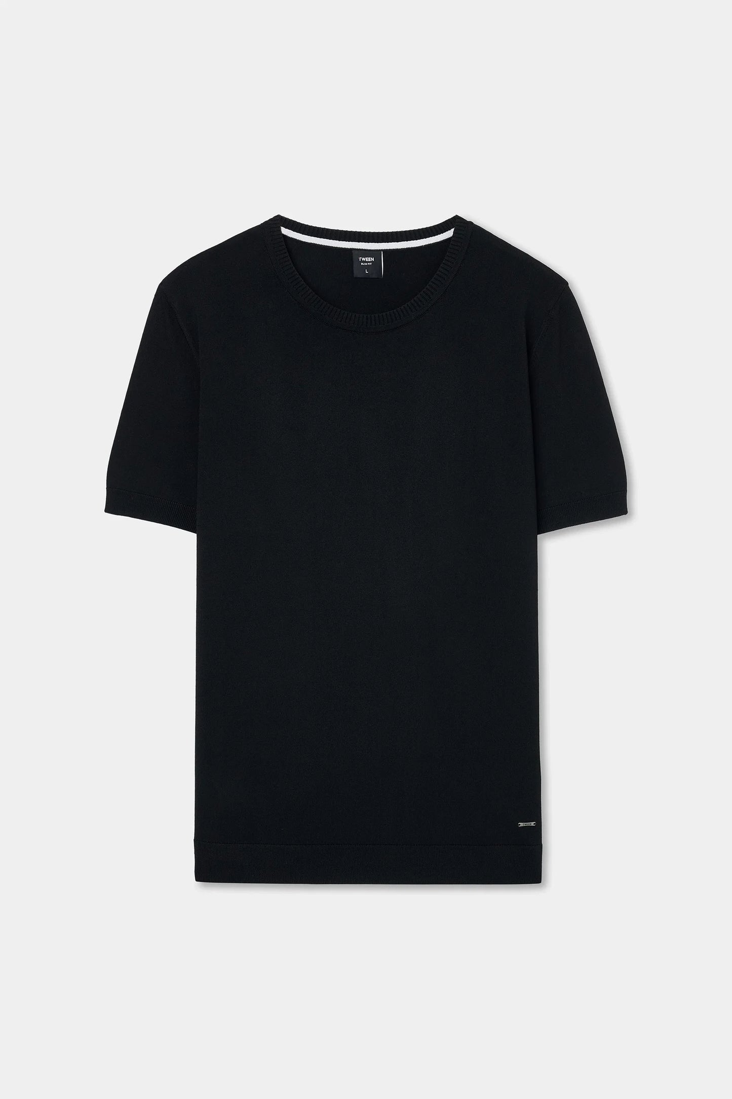 Tween Siyah Yazlık Rayon Triko Kazak
