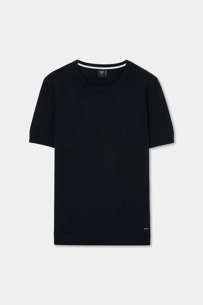 Tween Siyah Yazlık Rayon Triko Kazak