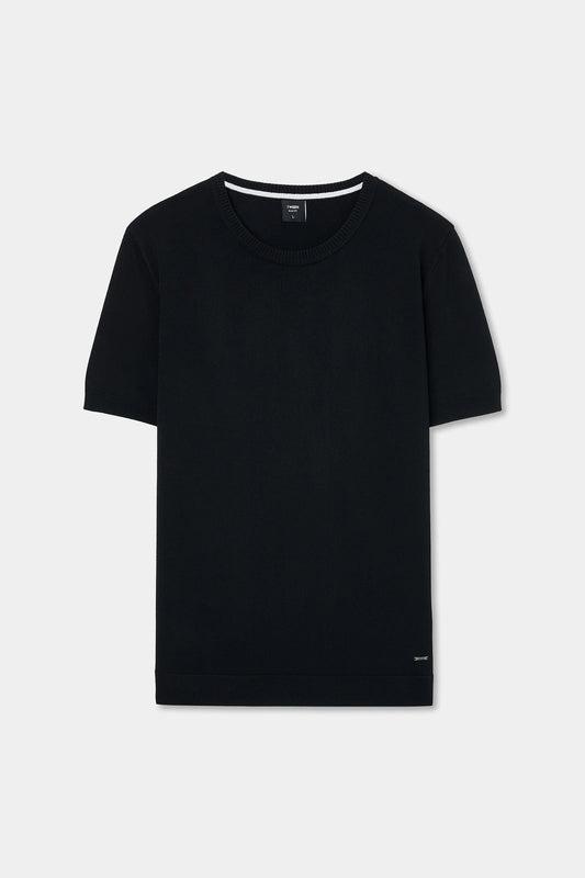 Tween Siyah Yazlık Rayon Triko Kazak