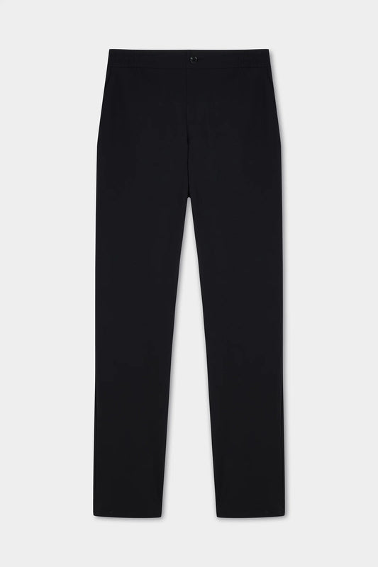 Damat Comfort Fit Siyah Düz Kumaş Pantolon
