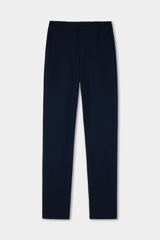 Damat Comfort Fit Lacivert Düz Kumaş Pantolon