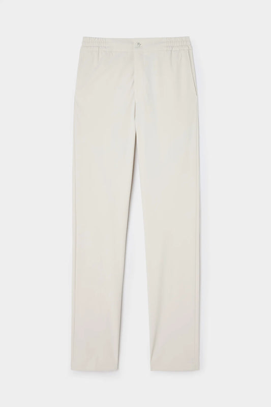 Damat Comfort Fit Bej Düz Kumaş Pantolon