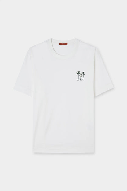 Damat Regular Fit Beyaz T-shirt