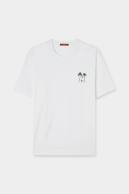 Damat Regular Fit Beyaz T-shirt