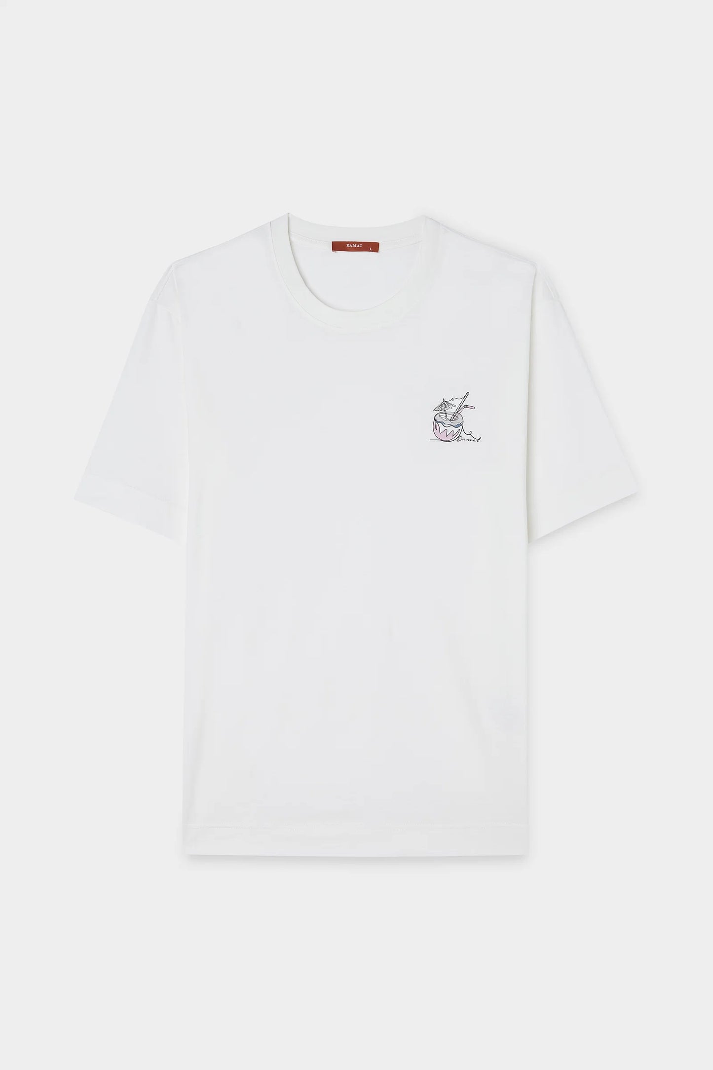 Damat Regular Fit Beyaz T-shirt