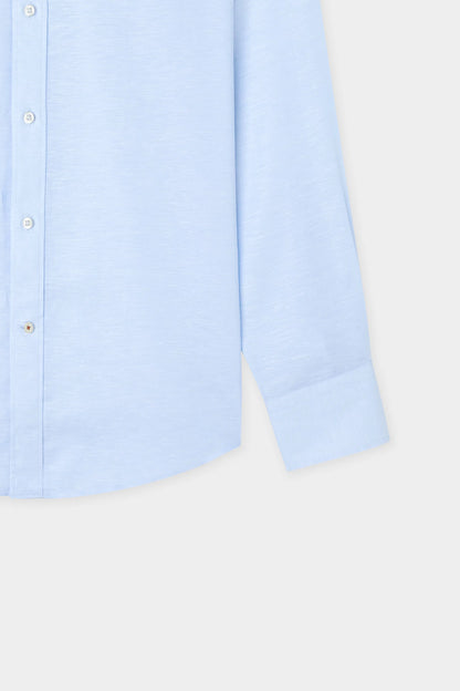 Damat Comfort Mavi Düz Gömlek