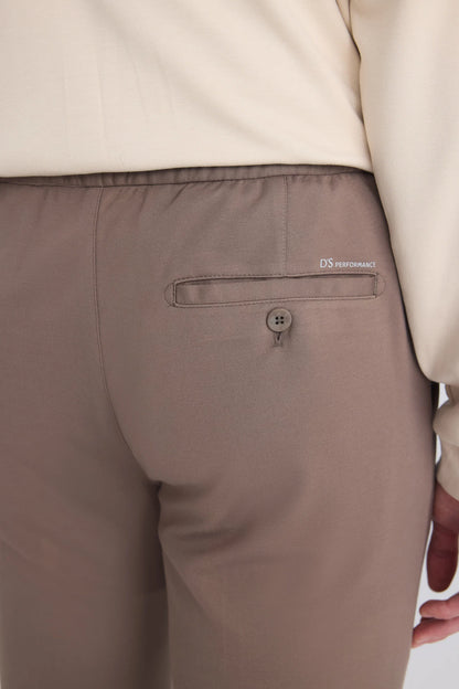 Ds Damat Slim Fit Vizon Düz Örgü Jogger Pantolon