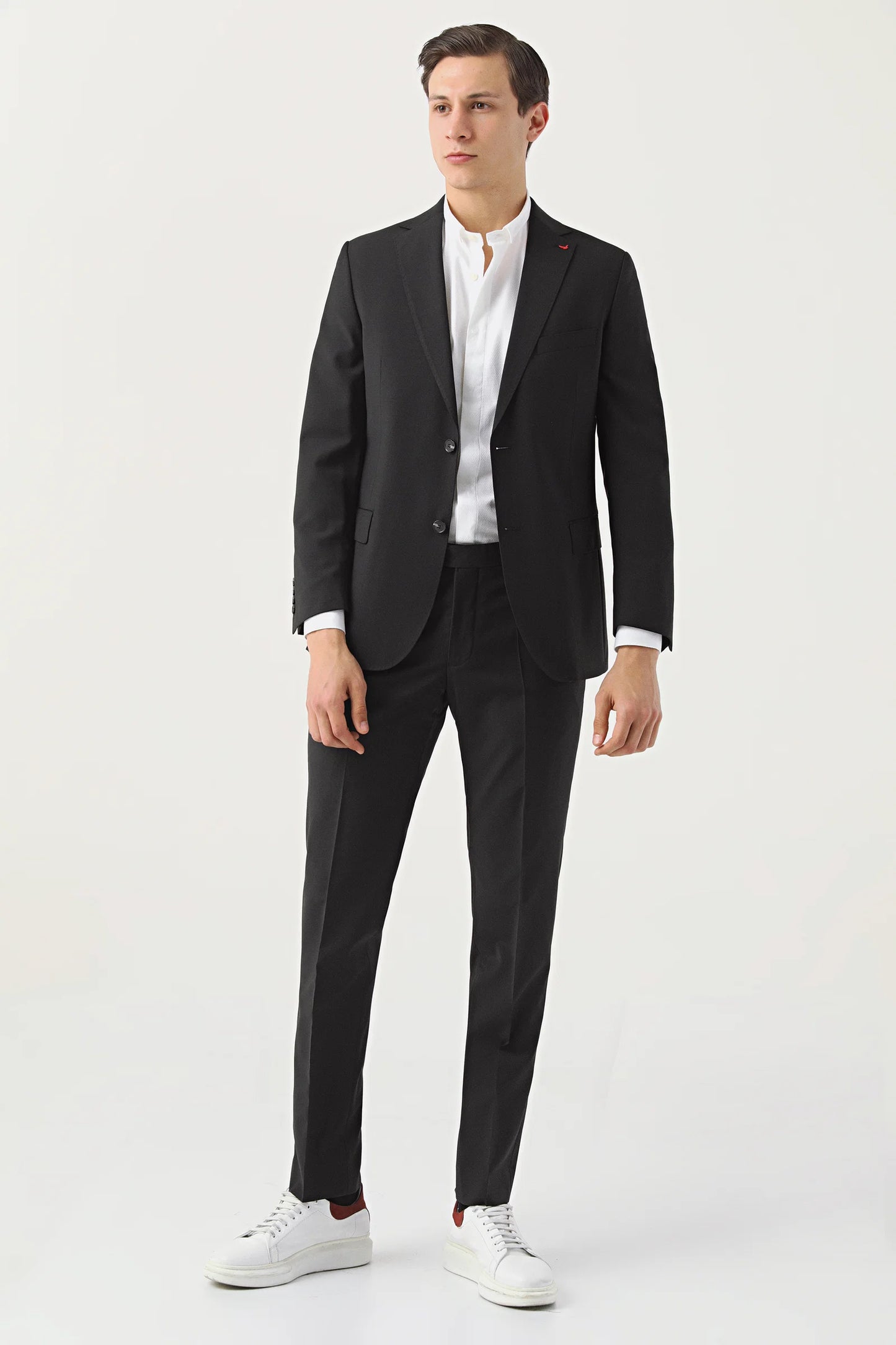 Ds Damat Comfort Fit Siyah Düz Takim Elbise