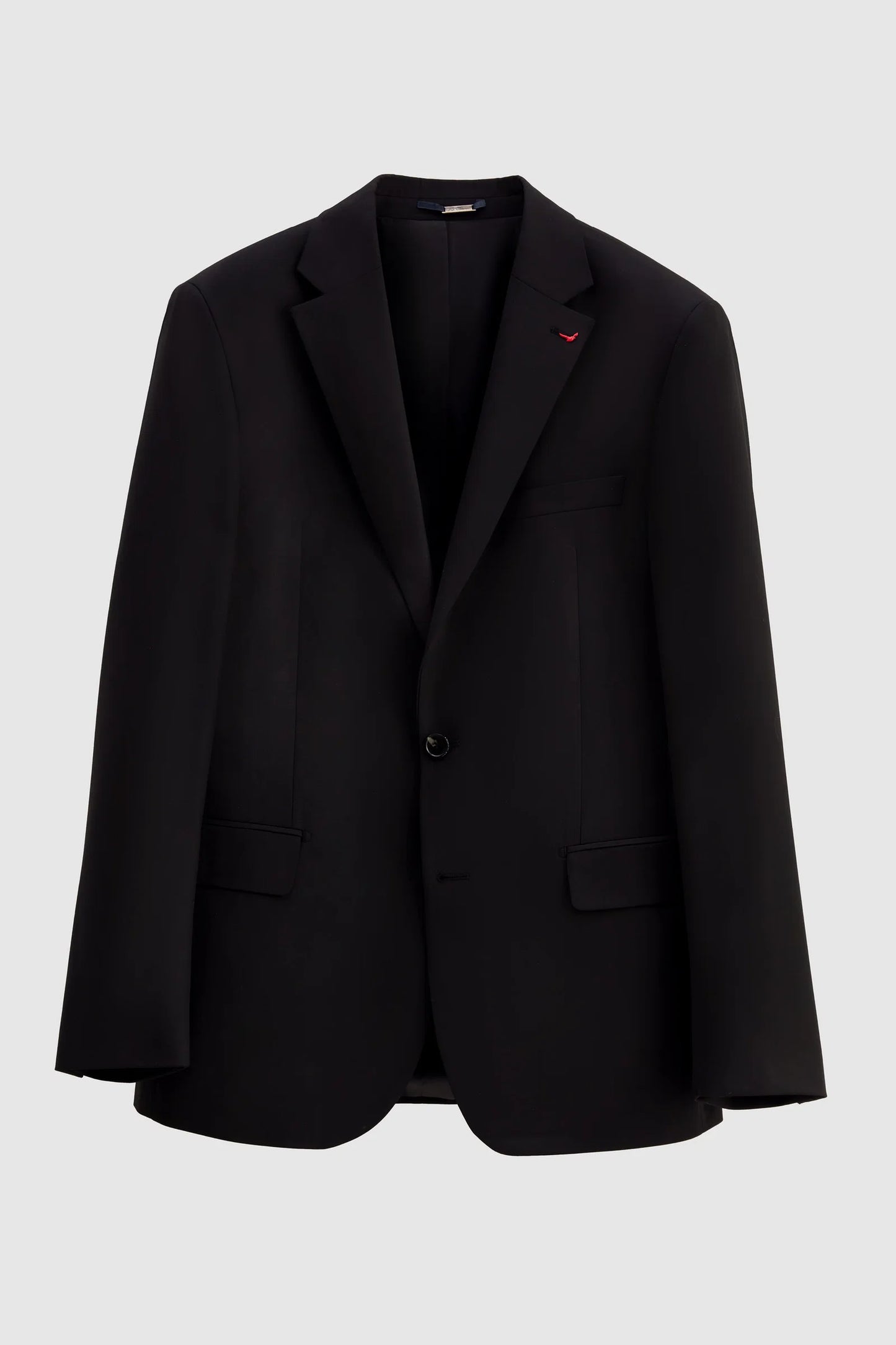 Ds Damat Slim Fit Siyah Düz Travel Takim Elbise