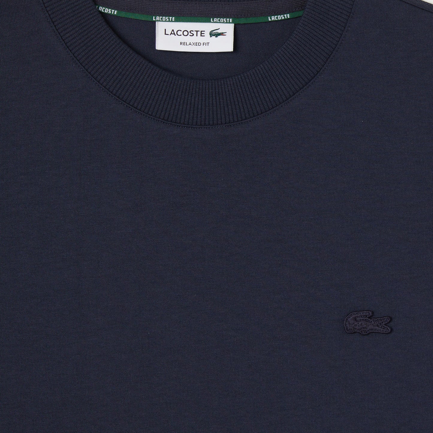 Lacoste Erkek Relaxed Fit Bisiklet Yaka Lacivert T-shirt