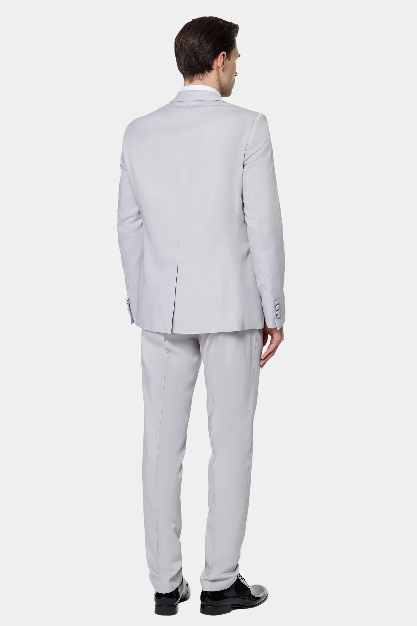 Twn Slim Fit Gri Düz Smokin Takim Elbise