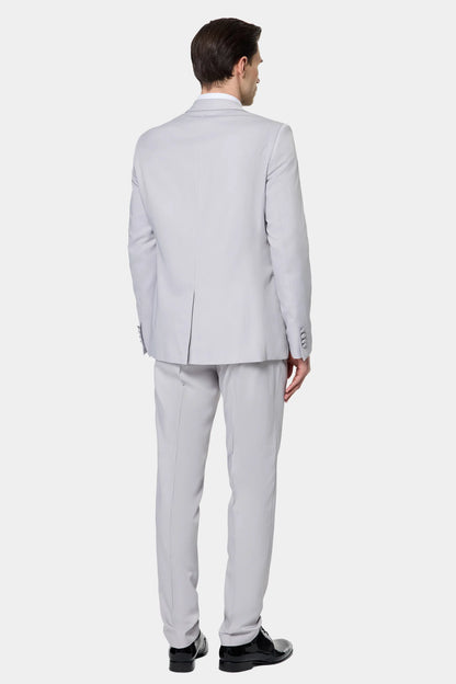Twn Slim Fit Gri Düz Smokin Takim Elbise