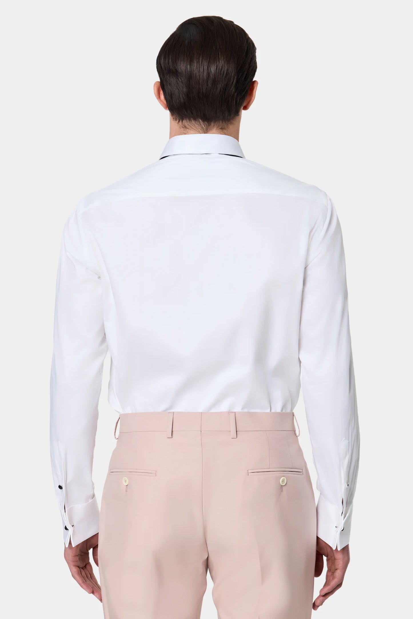 Twn Slim Fit Beyaz Düz Smokin Gömlek
