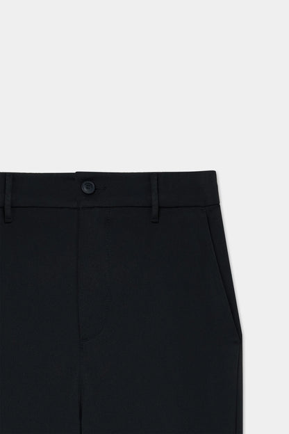 Tween Relaxed Fit (pilesiz) Siyah Düz Jogger Pantolon