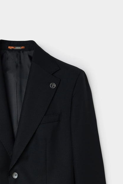 Damat Regular Fit Siyah Armürlü Takim Elbise