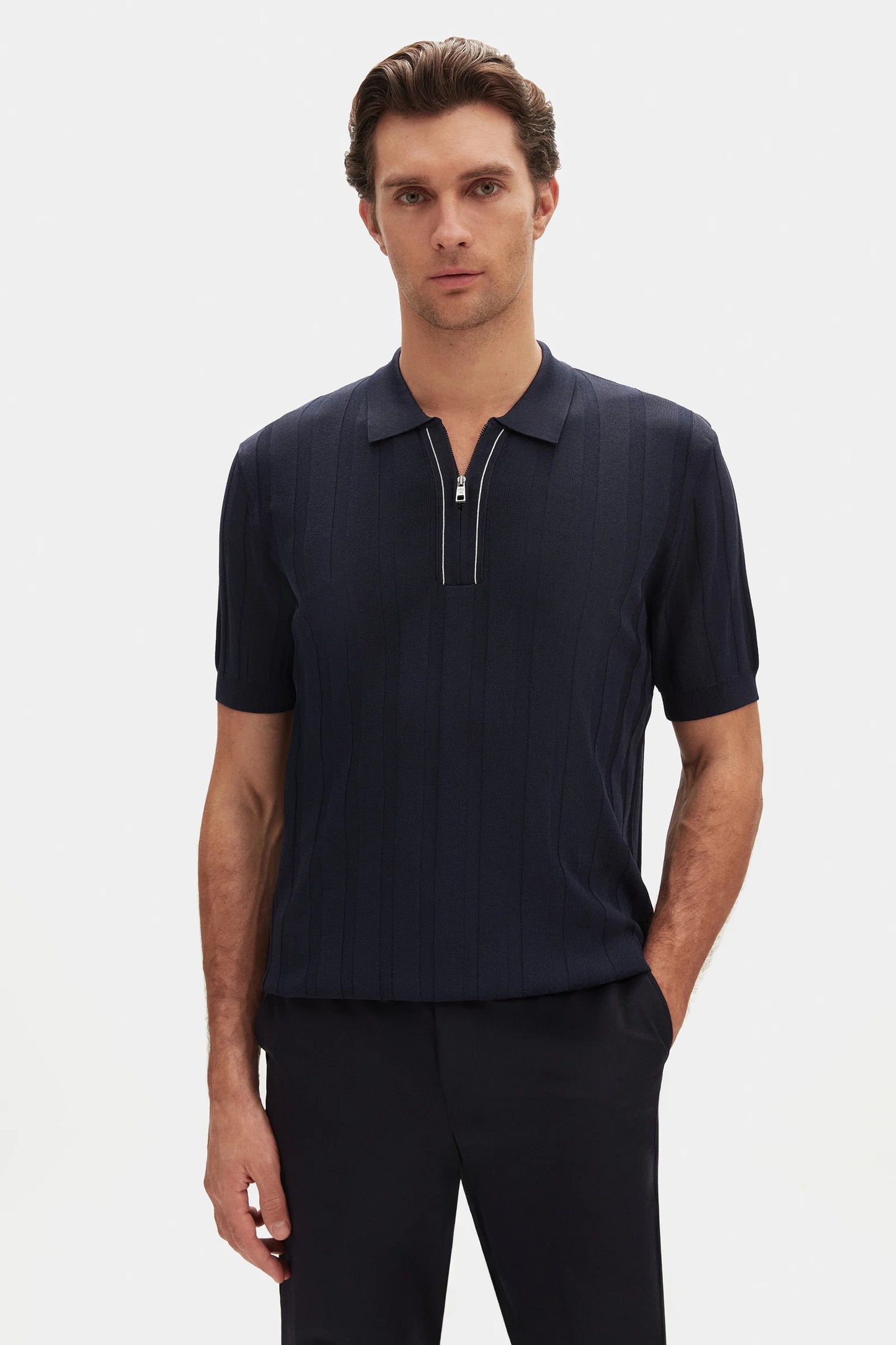 Damat Regular Fit Lacivert Triko