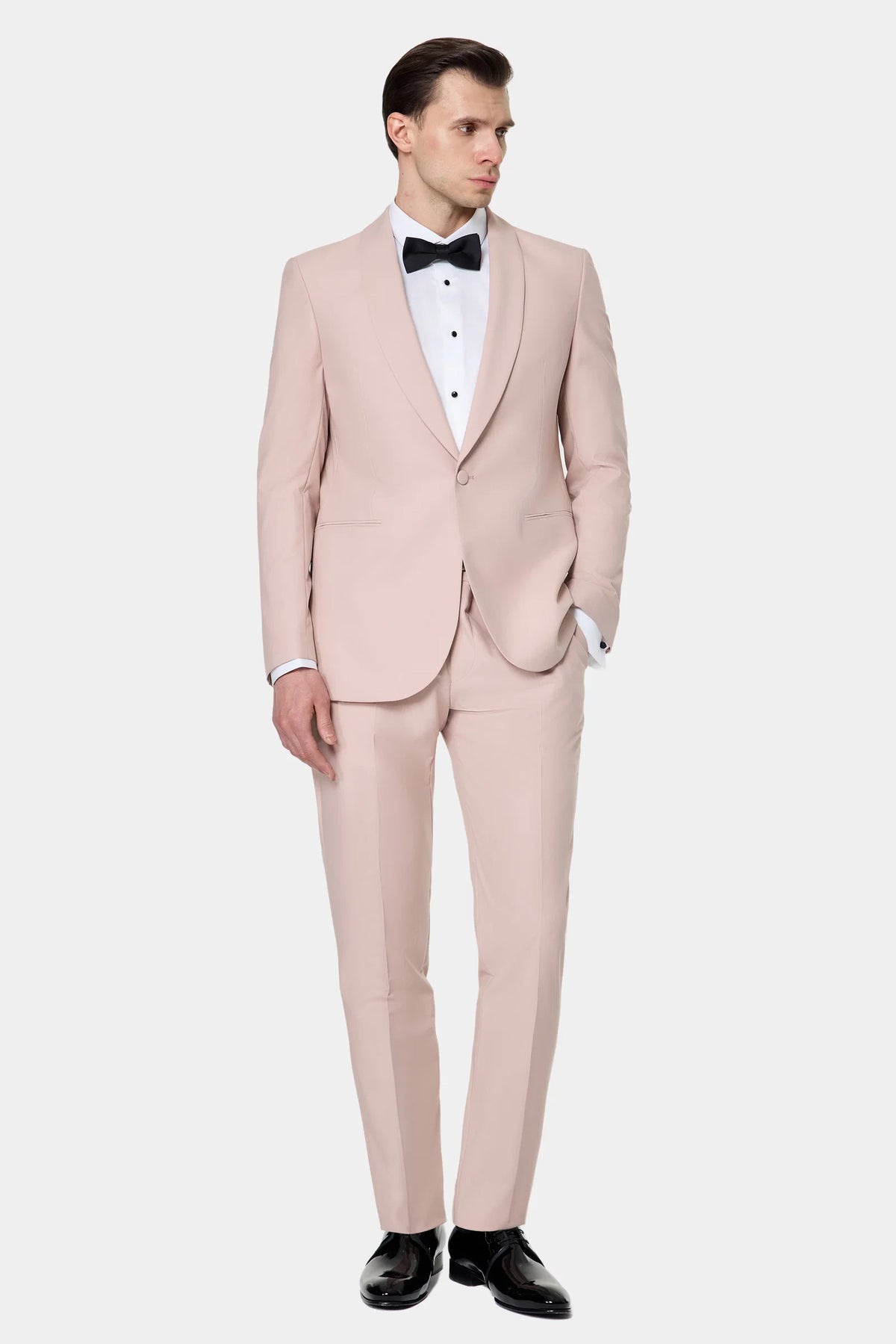 Tween Slim Fit Somon Smokin Takim