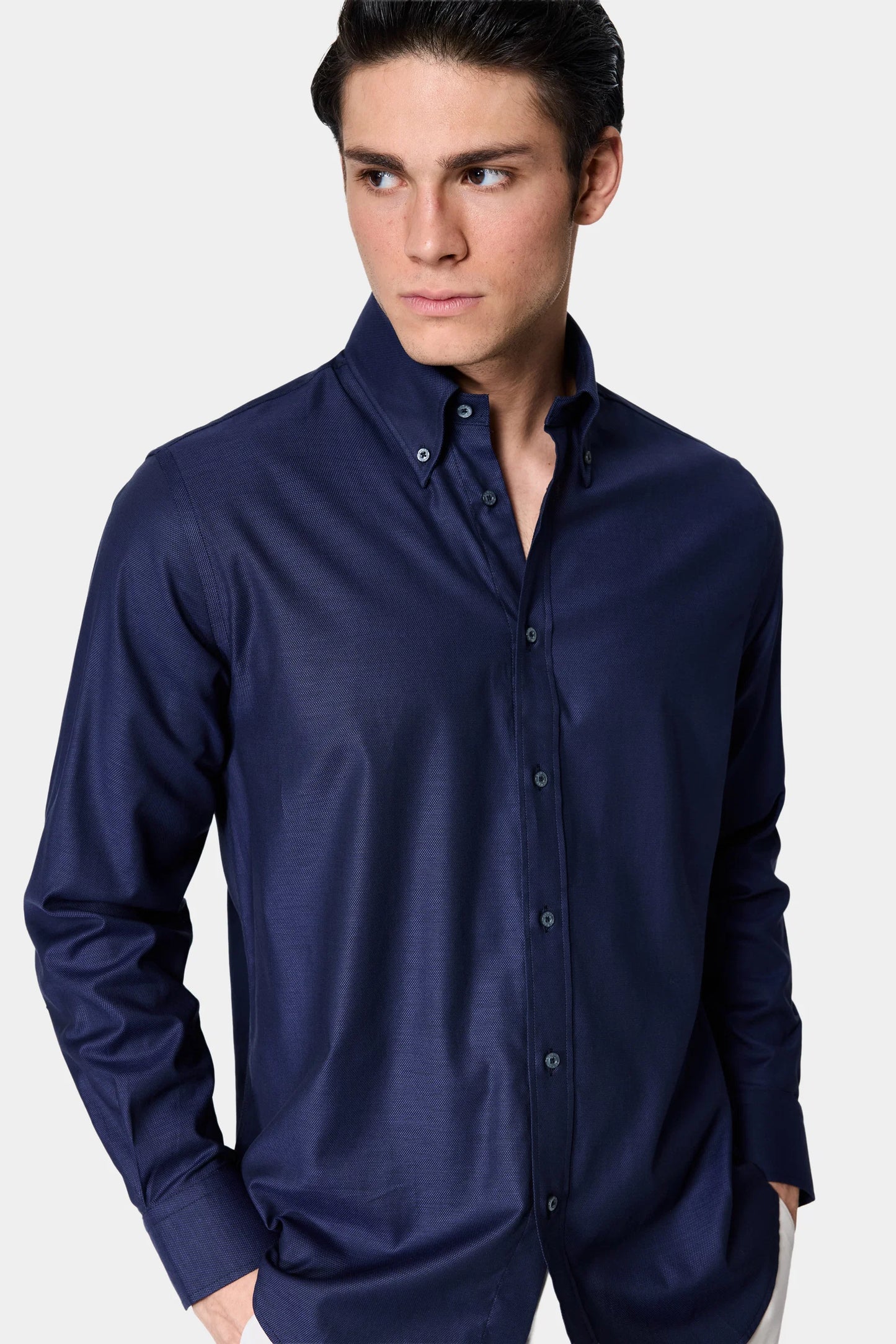 Damat Comfort Lacivert Oxford Gömlek