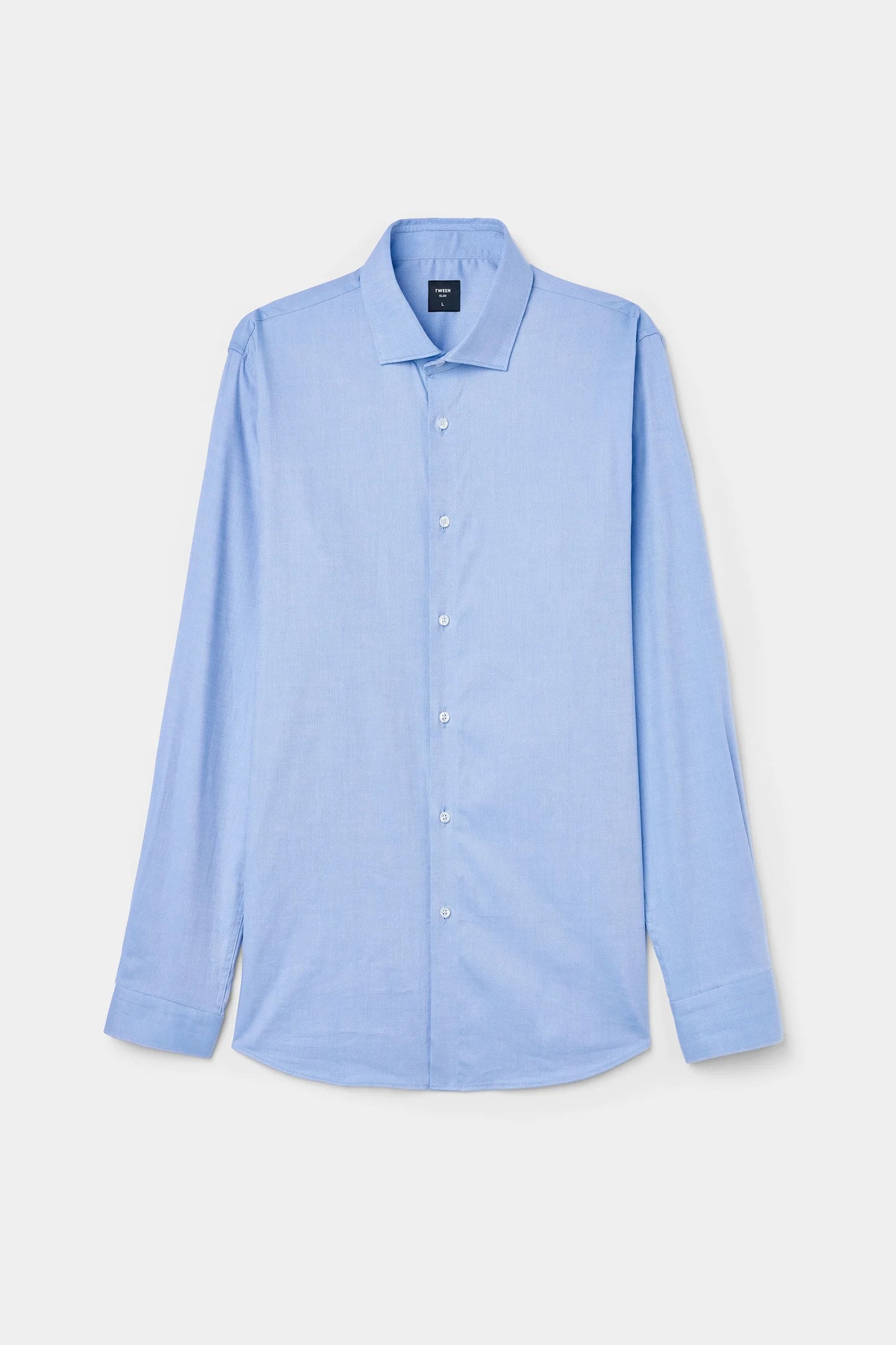 Tween Slim Fit Mavi Armürlü Gömlek