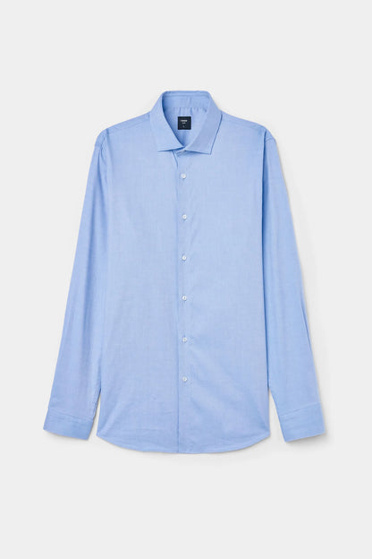 Tween Slim Fit Mavi Armürlü Gömlek