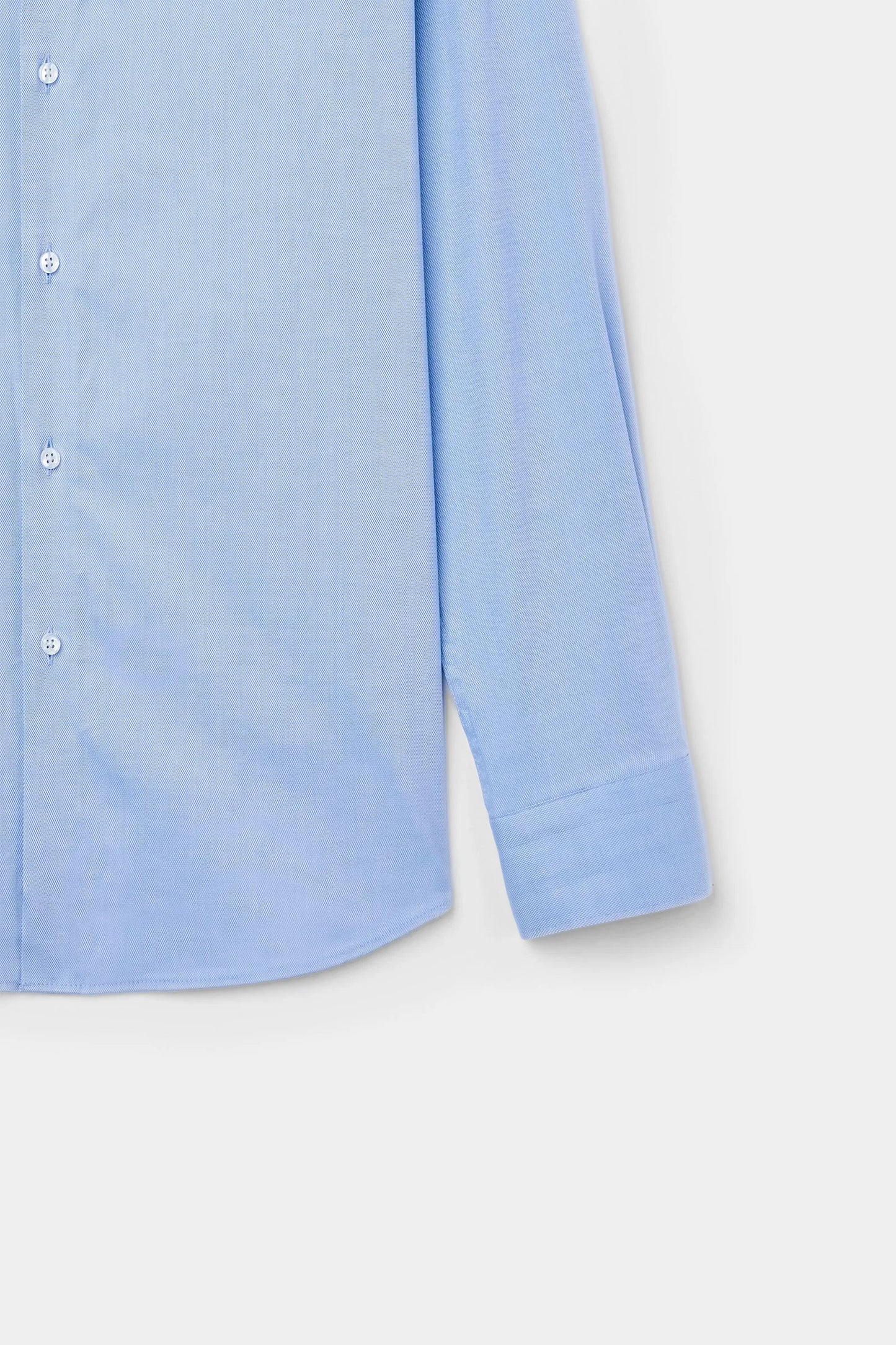 Tween Slim Fit Mavi Armürlü Gömlek