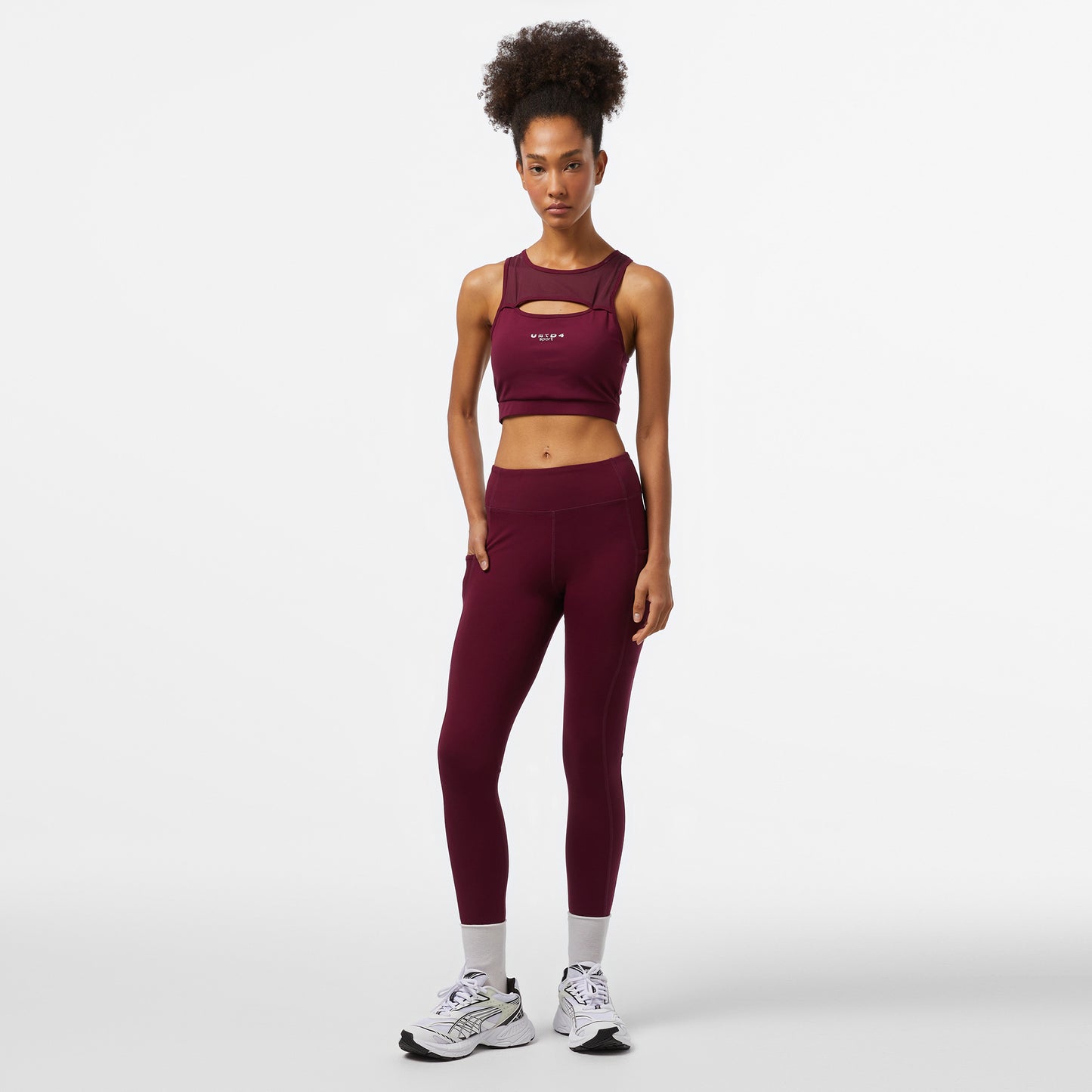 United4 Sport Kadın Bordo Bra