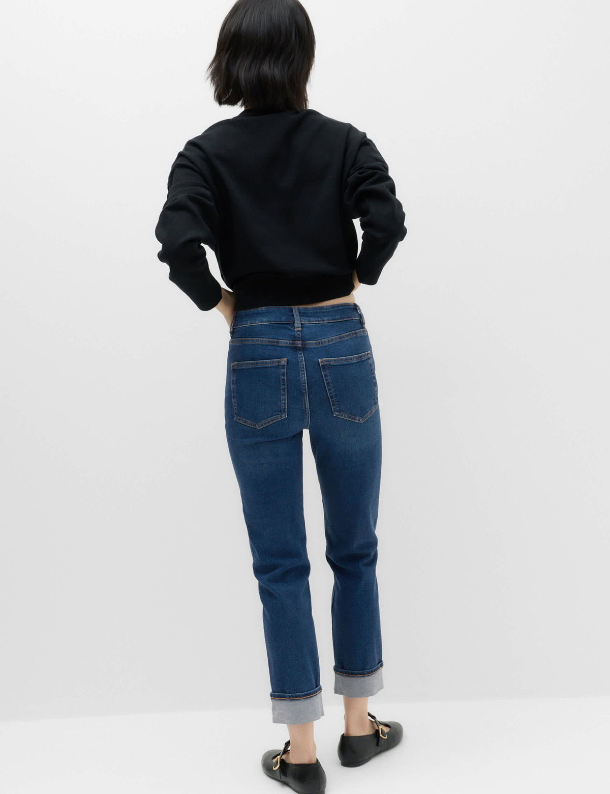 Harper Yüksek Bel Cigarette Fit Jean Pantolon
