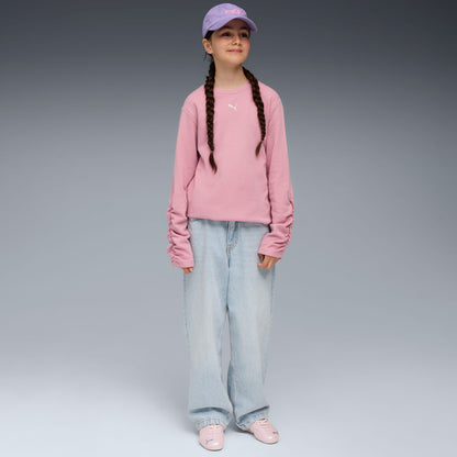 Puma Bowtique Crew Çocuk Pembe Sweatshirt