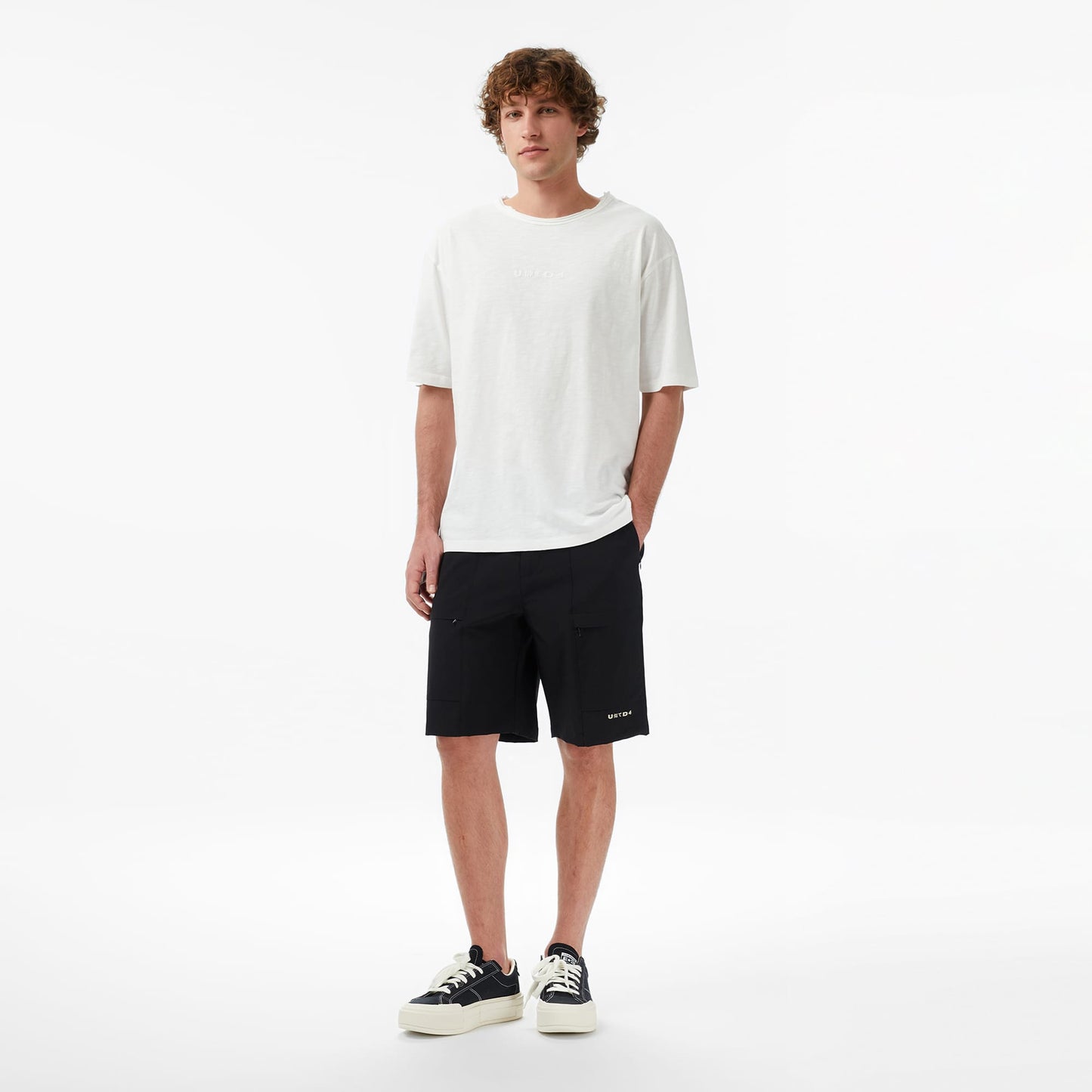 United4 Regular Fit Erkek Bej T-shirt