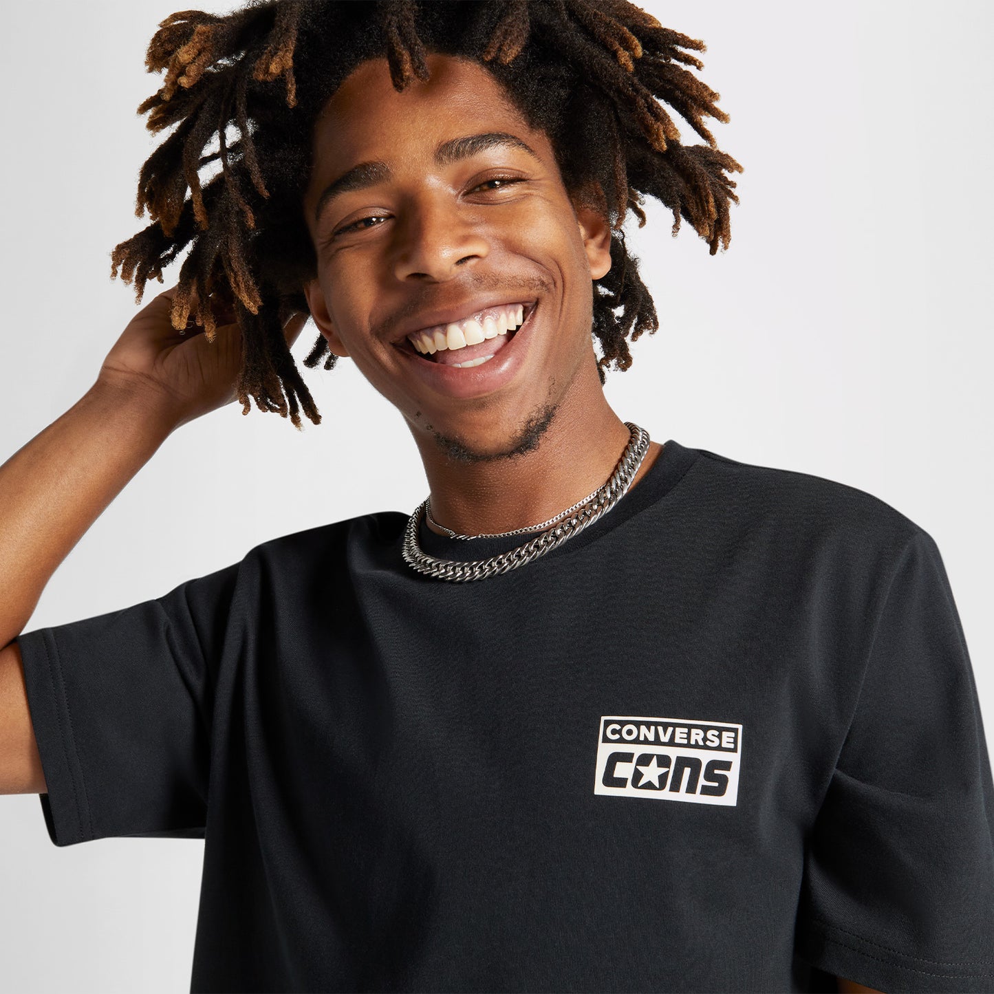 Converse Cons Graphic Erkek Siyah T-shirt