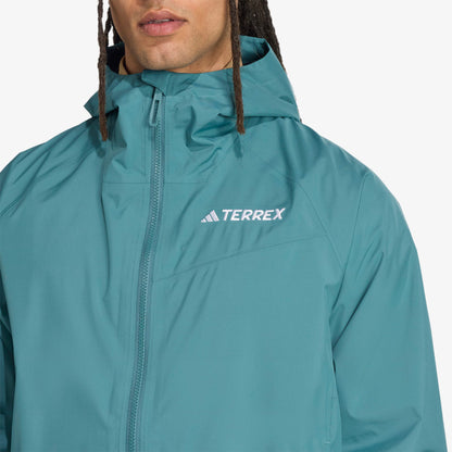 Adidas Terrex Multi 2l Rain Rdy Erkek Yeşil Yağmurluk