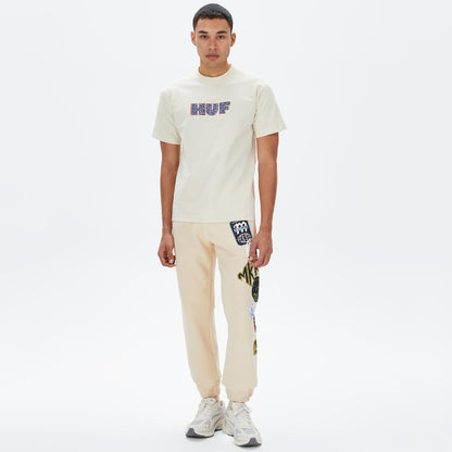 Huf Cheata Erkek Bej T-shirt
