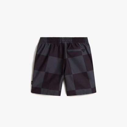 Vans Primary Checkerboard Çocuk Siyah Deniz Şortu