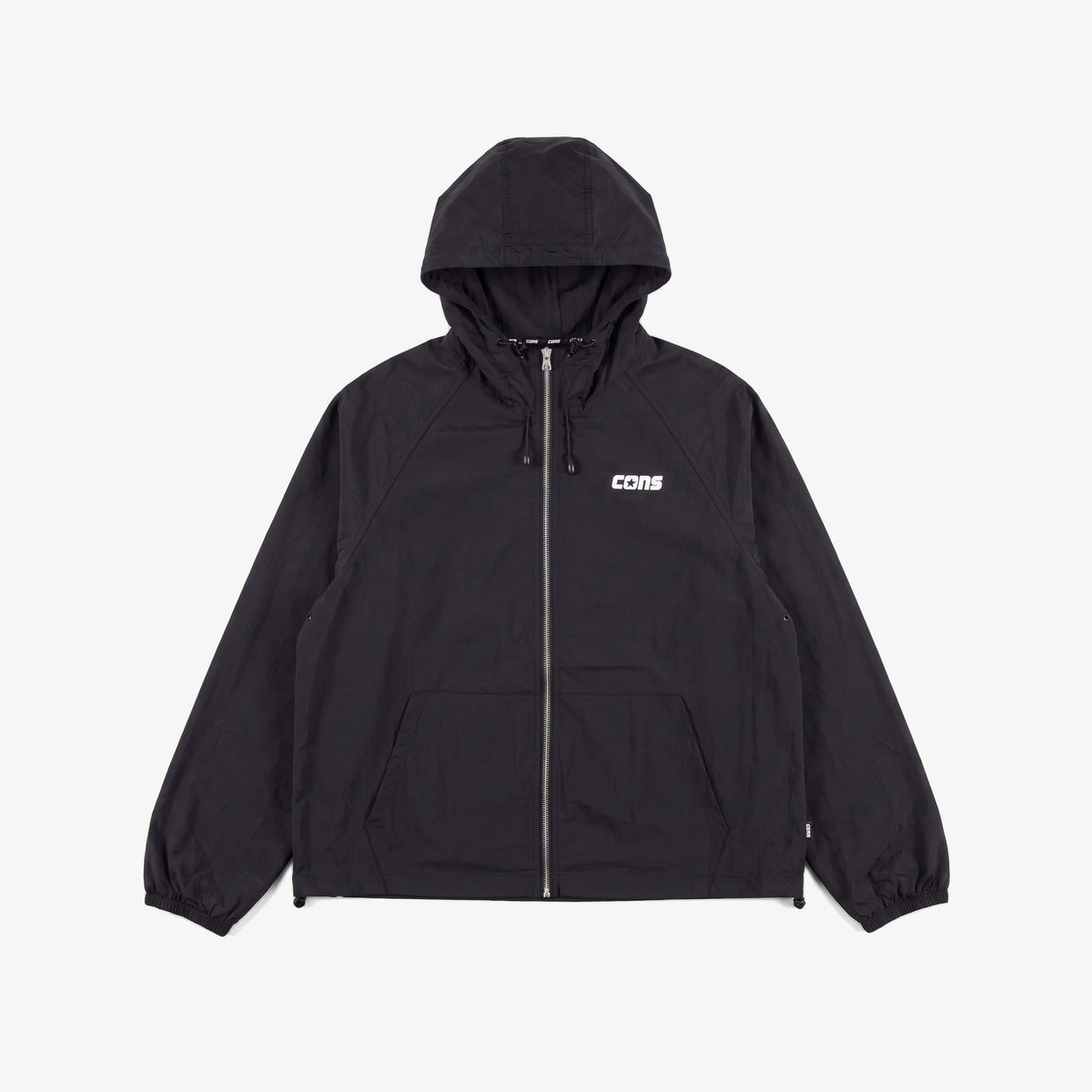 Converse Windbreaker Erkek Siyah Ceket