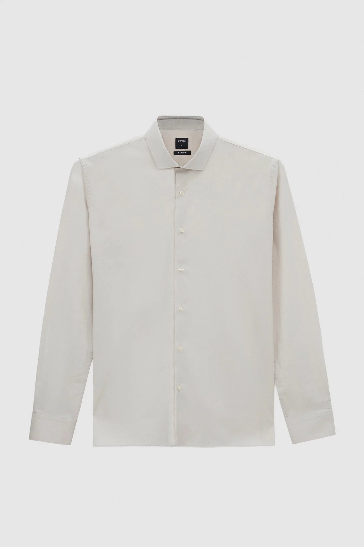 Tween Slim Fit Taş Düz Easy Care Gömlek
