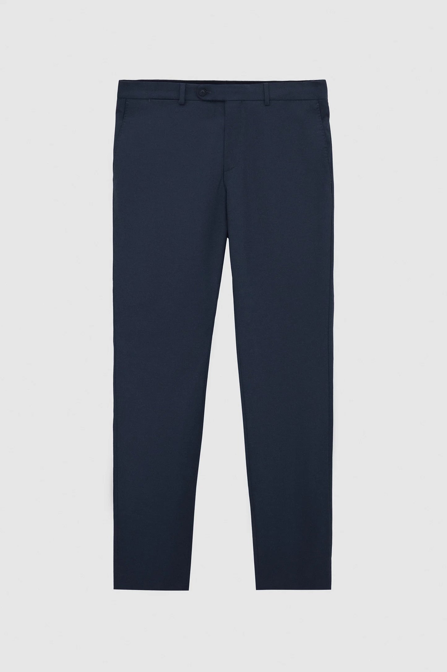 Tween Slim Fit Lacivert Düz Yünlü Takim Elbise