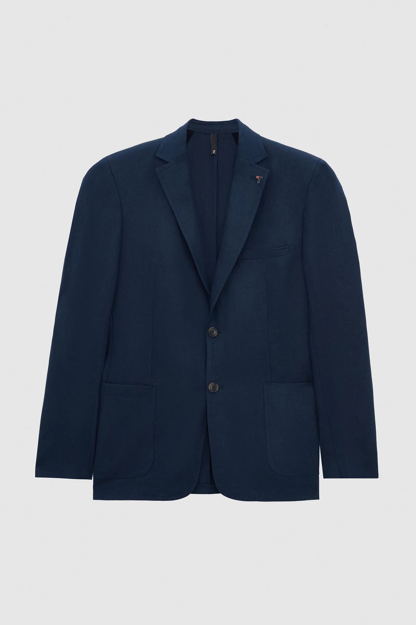 Tween Slim Fit Lacivert %100 Keten Kumaş Ceket