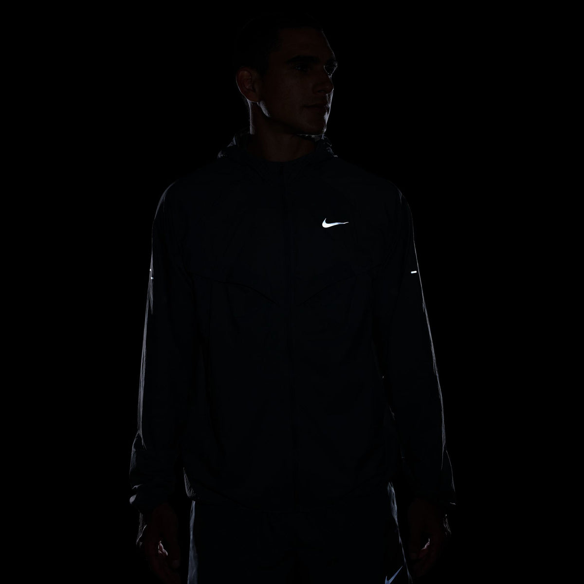 Nike Uv Rpl Stride Jacket Erkek Gri Ceket