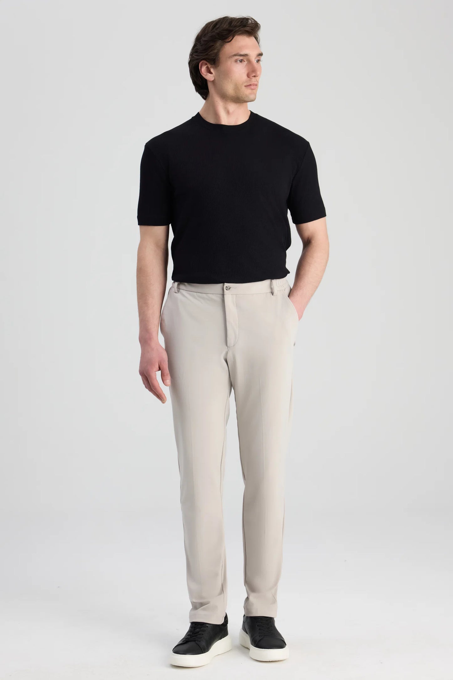 Twn Relaxed Fit (pilesiz) Taş Düz Jogger Pantolon