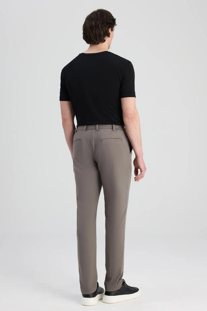 Twn Relaxed Fit (pilesiz) Vizon Düz Jogger Pantolon