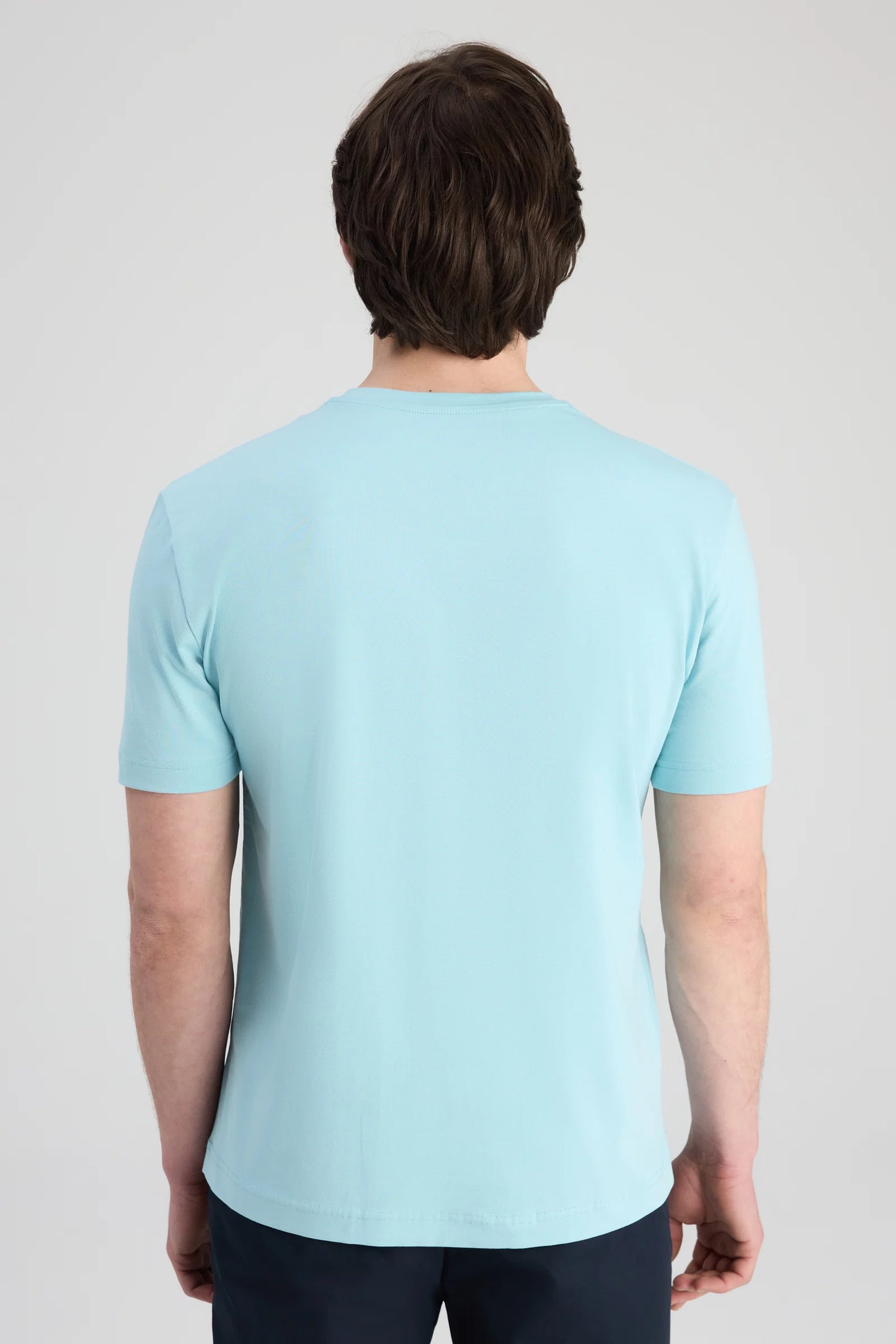 Twn Slim Fit Aqua Düz T-shirt