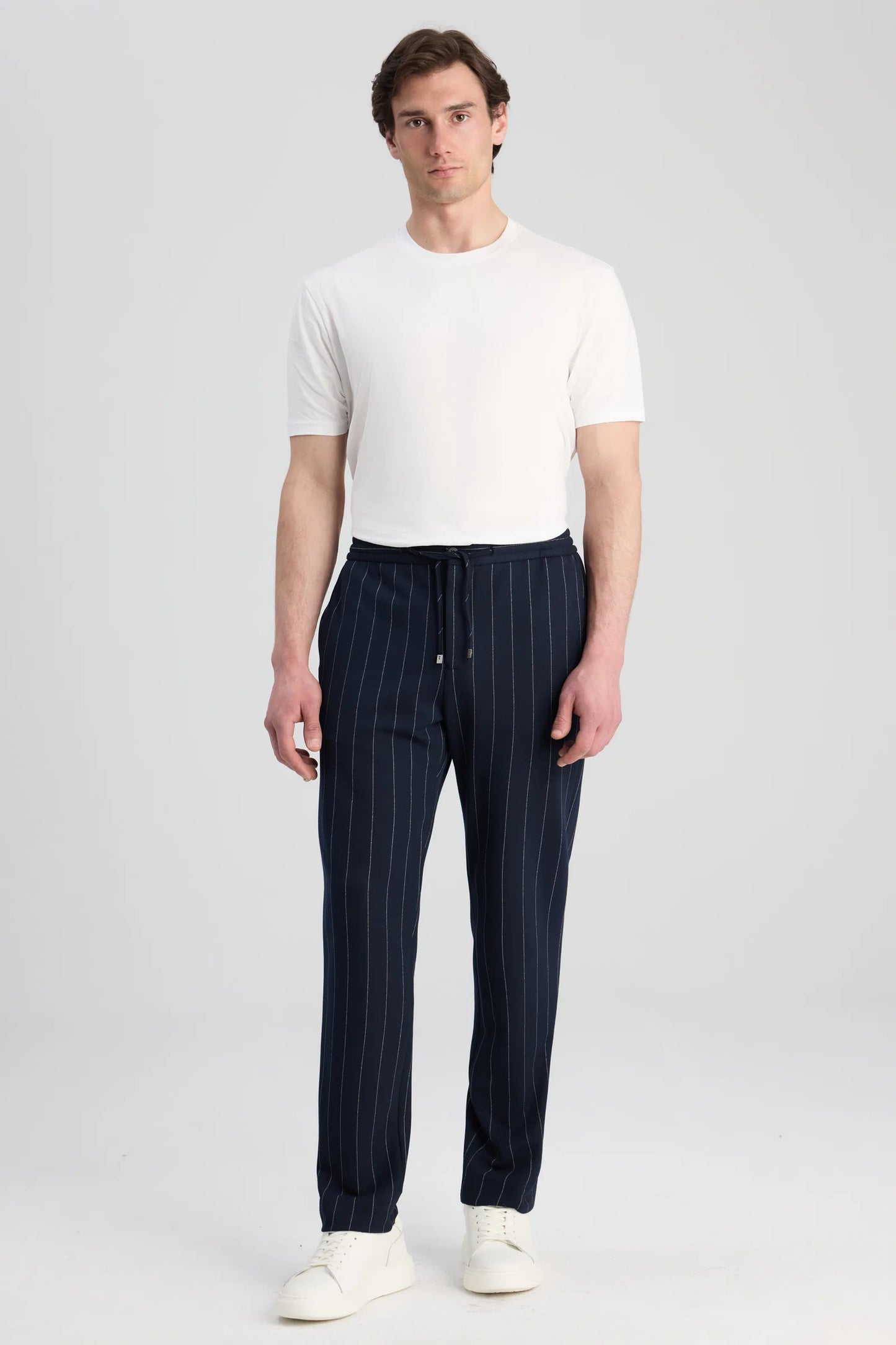 Ds Damat Regular Fit Lacivert Baskılı Takim Elbise